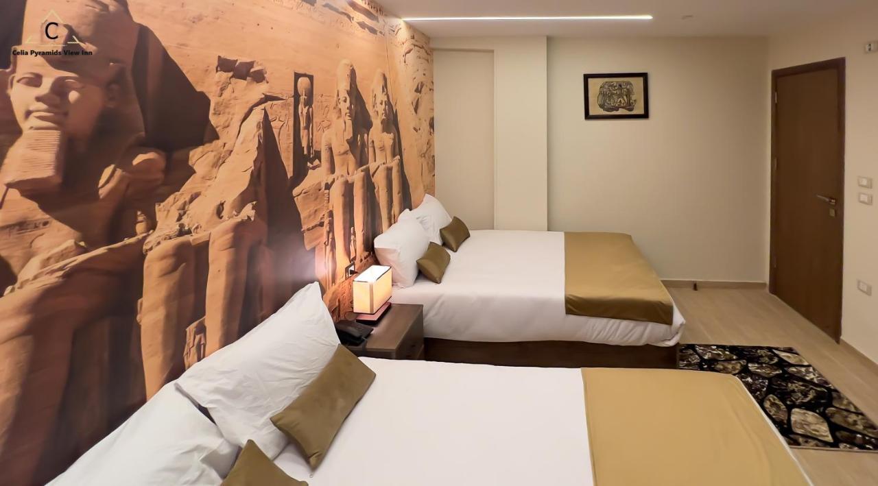 Celia Pyramids View Inn Nazlet el-Sîsi Eksteriør bilde
