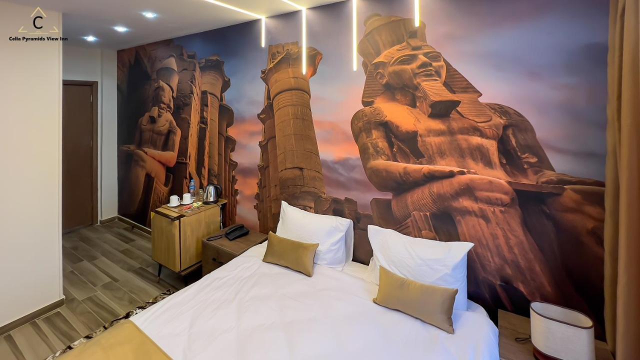 Celia Pyramids View Inn Nazlet el-Sîsi Eksteriør bilde