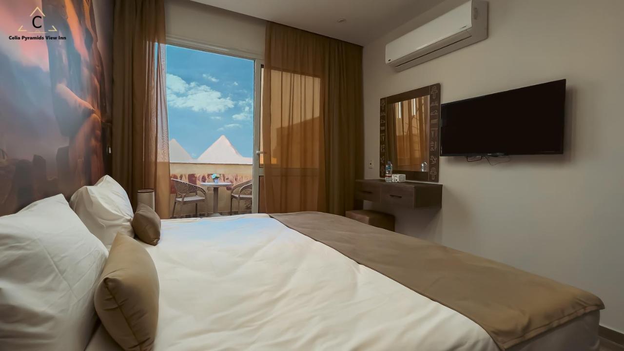 Celia Pyramids View Inn Nazlet el-Sîsi Eksteriør bilde