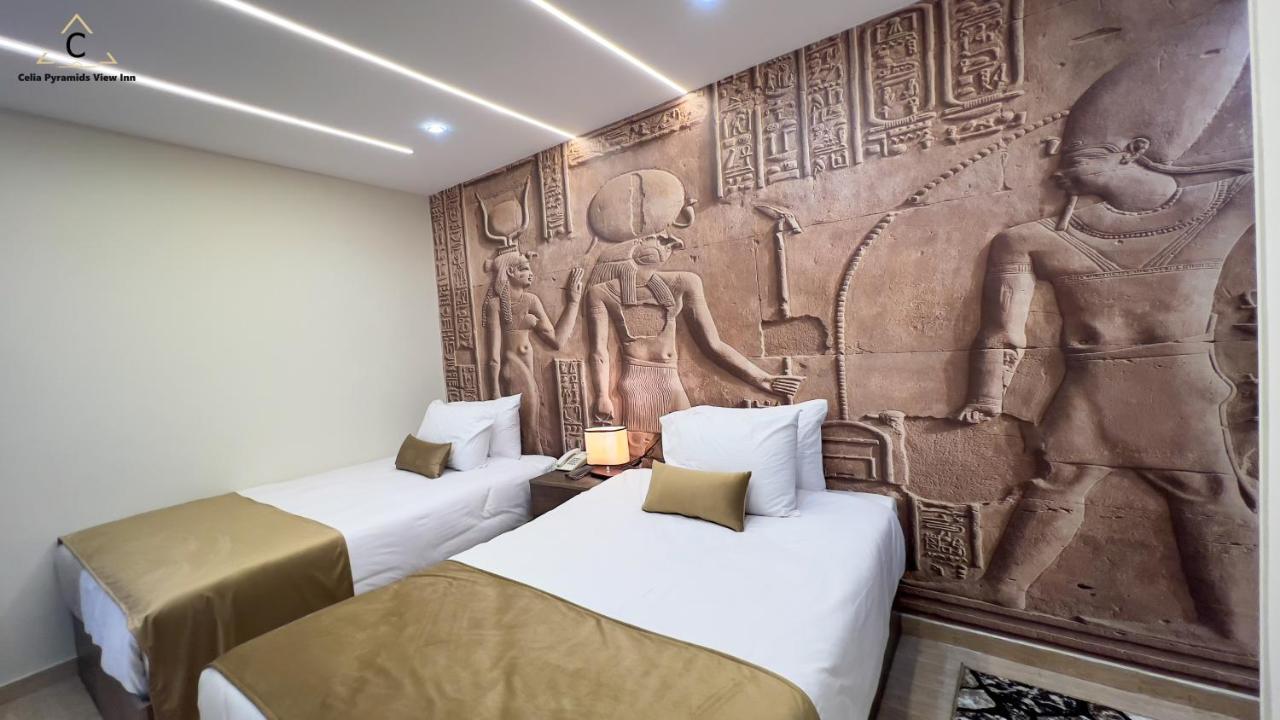 Celia Pyramids View Inn Nazlet el-Sîsi Eksteriør bilde