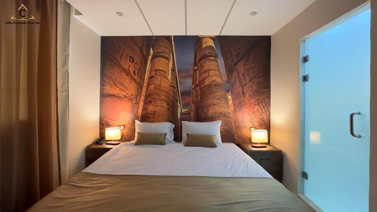 Celia Pyramids View Inn Nazlet el-Sîsi Eksteriør bilde
