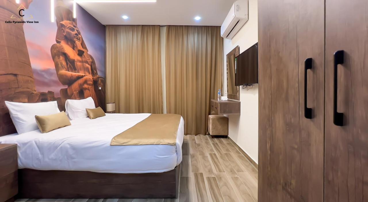 Celia Pyramids View Inn Nazlet el-Sîsi Eksteriør bilde