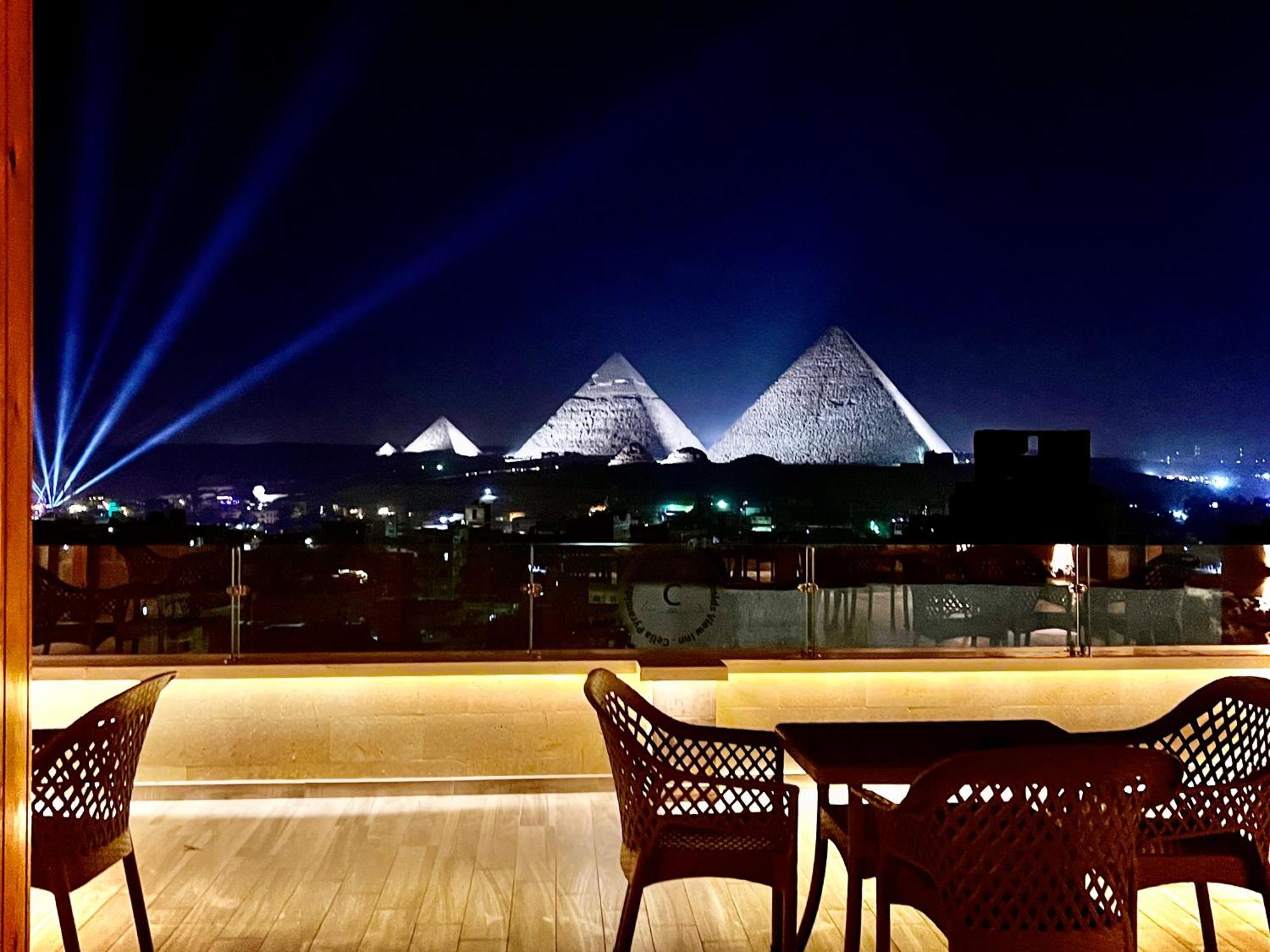Celia Pyramids View Inn Nazlet el-Sîsi Eksteriør bilde