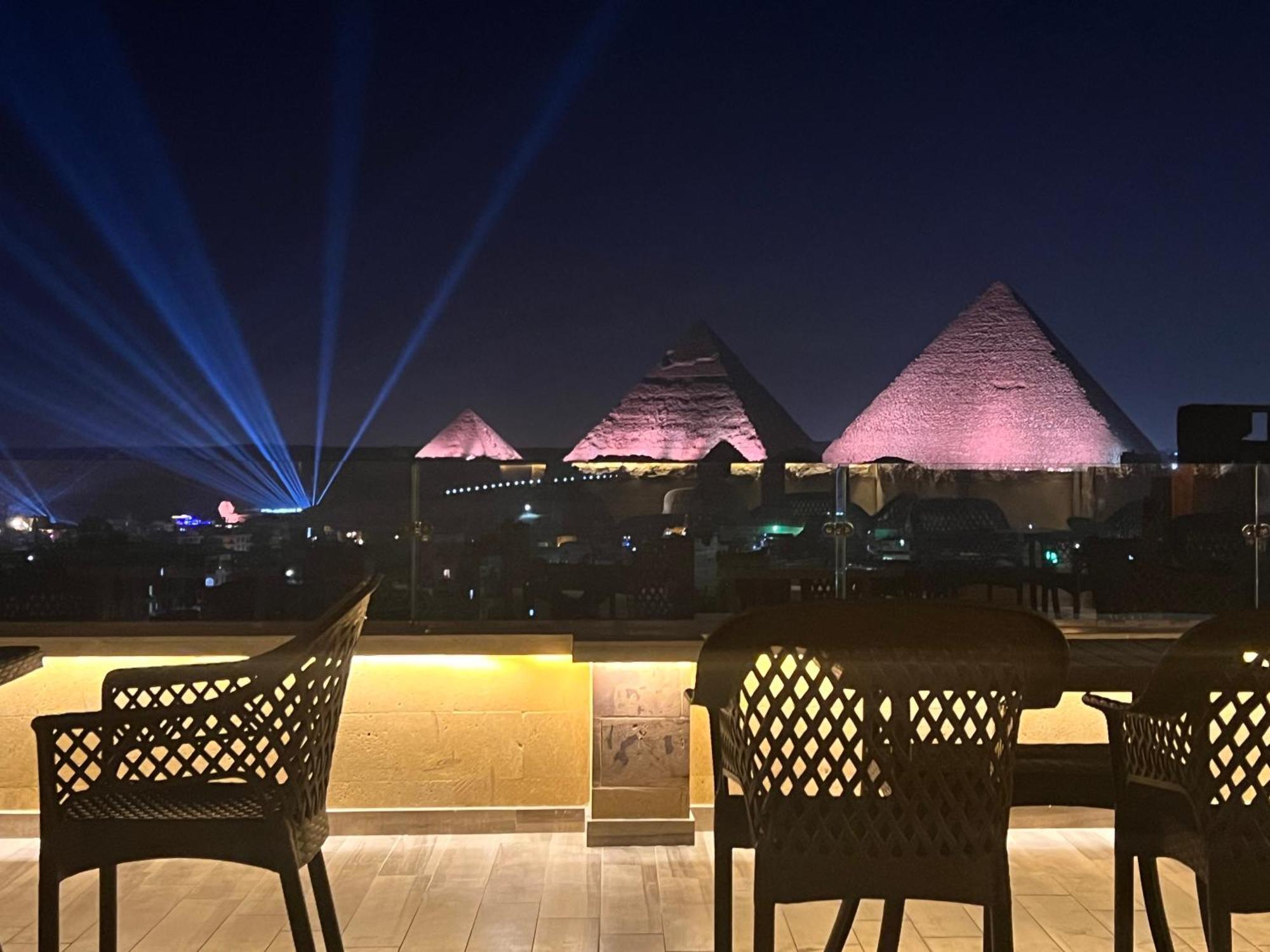 Celia Pyramids View Inn Nazlet el-Sîsi Eksteriør bilde