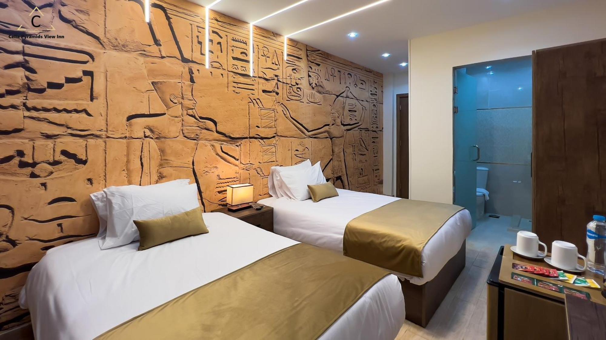 Celia Pyramids View Inn Nazlet el-Sîsi Eksteriør bilde