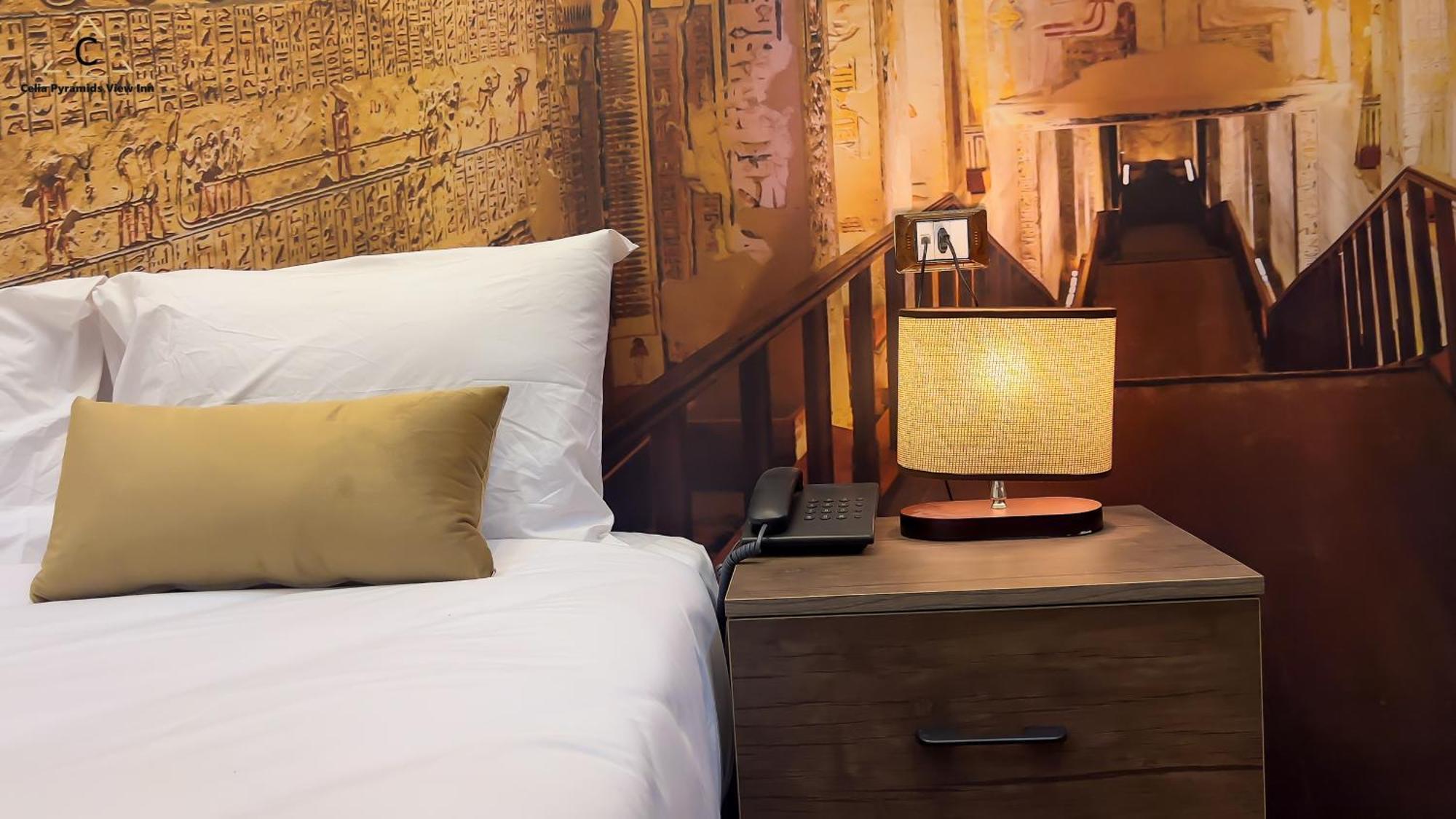 Celia Pyramids View Inn Nazlet el-Sîsi Eksteriør bilde
