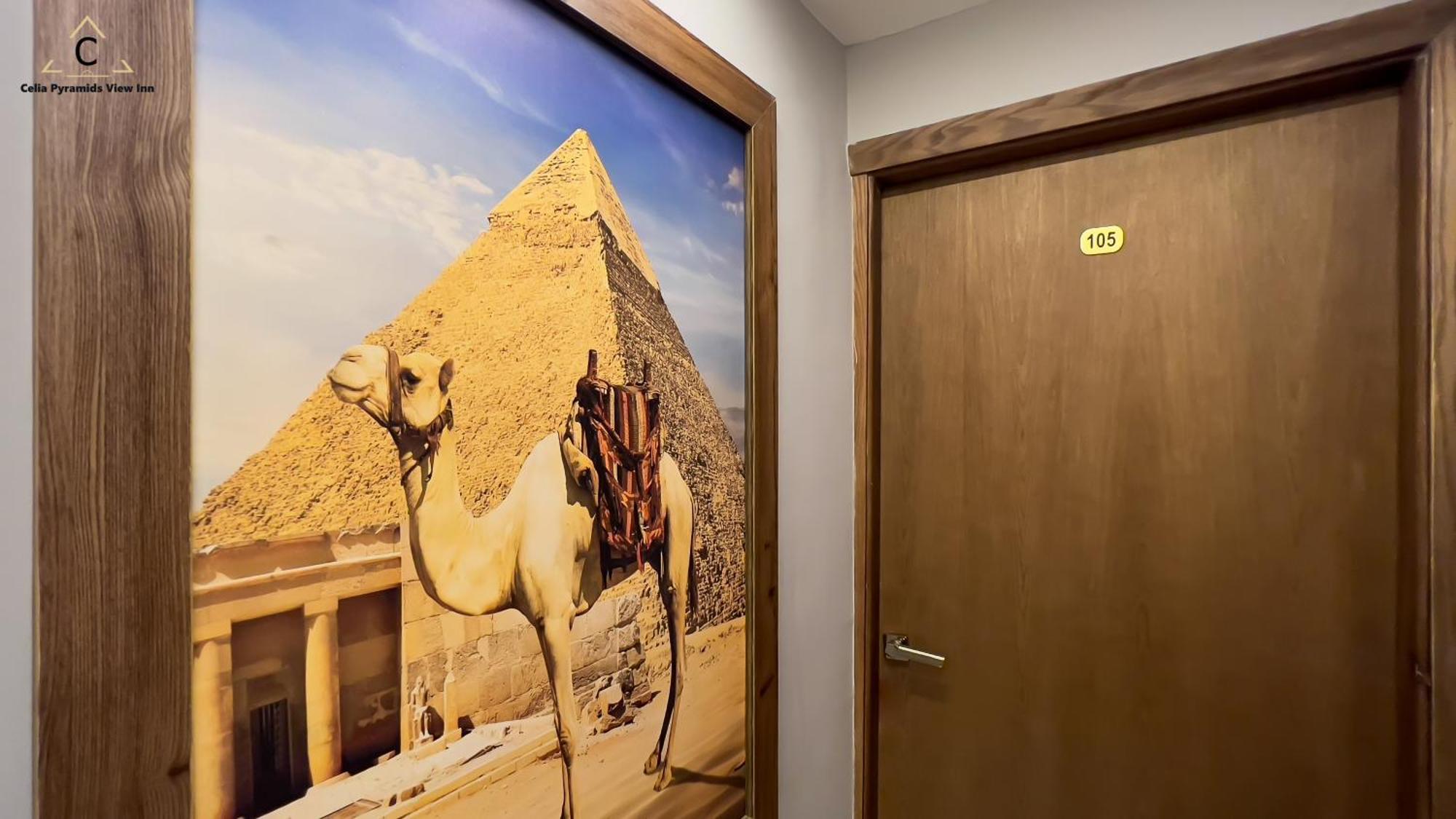 Celia Pyramids View Inn Nazlet el-Sîsi Eksteriør bilde