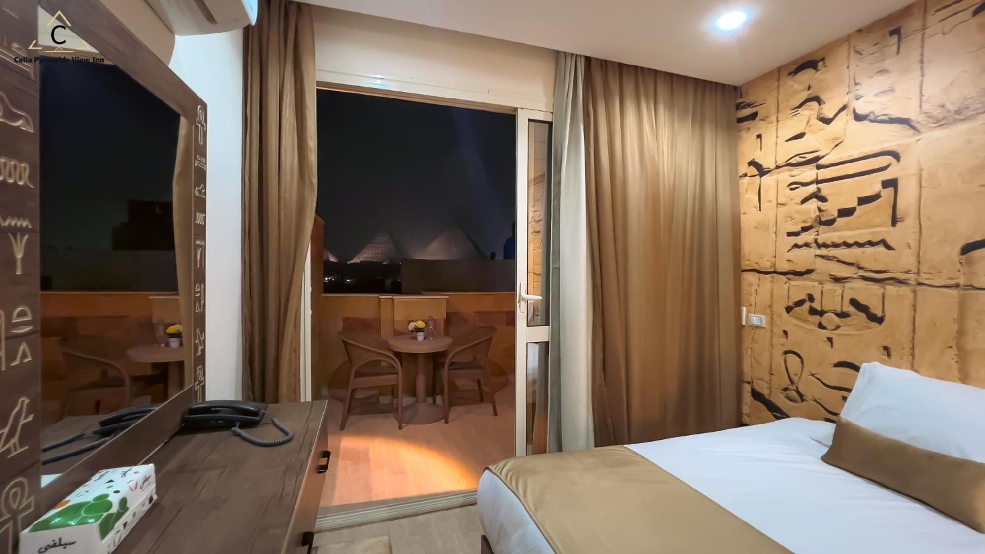 Celia Pyramids View Inn Nazlet el-Sîsi Eksteriør bilde