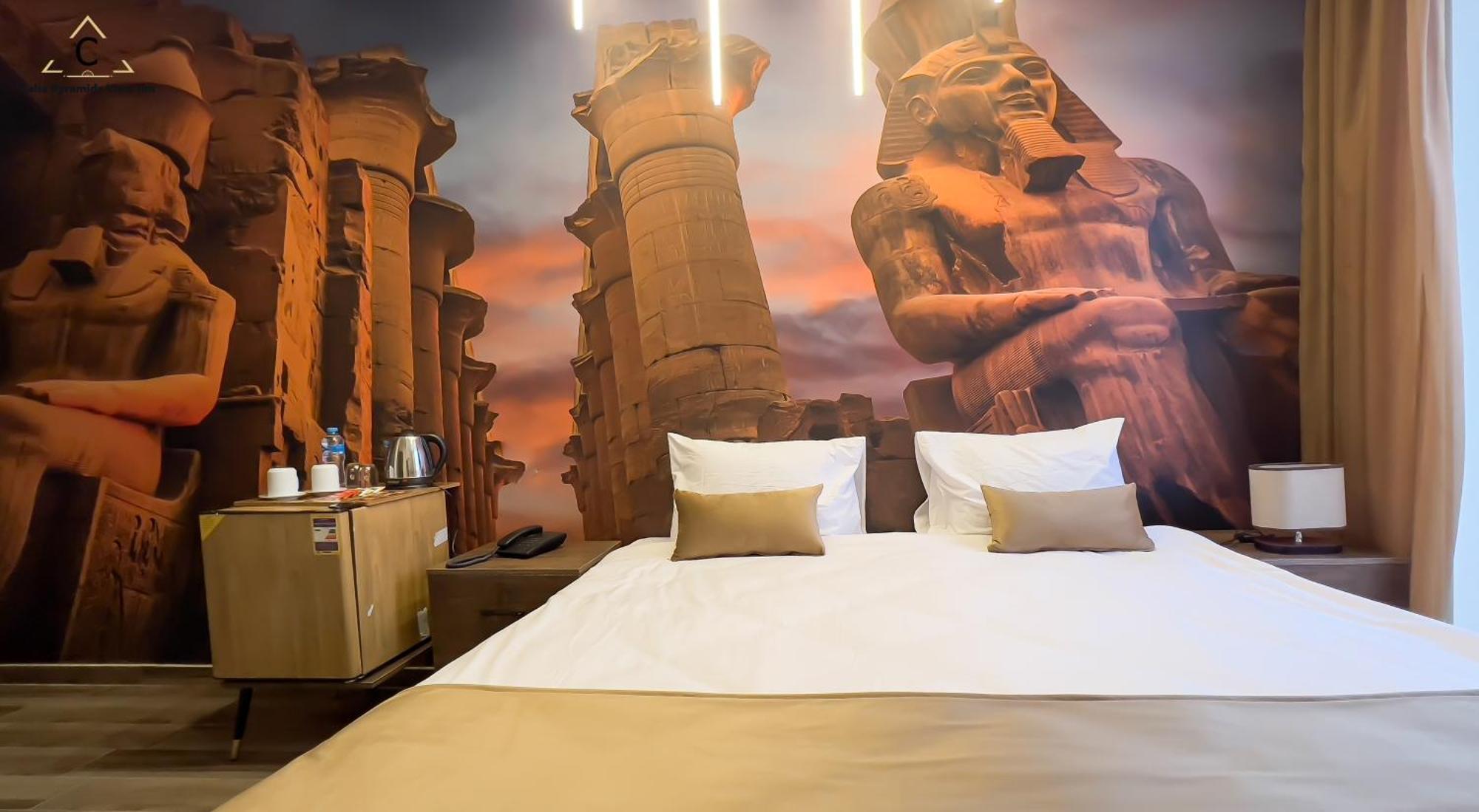 Celia Pyramids View Inn Nazlet el-Sîsi Eksteriør bilde