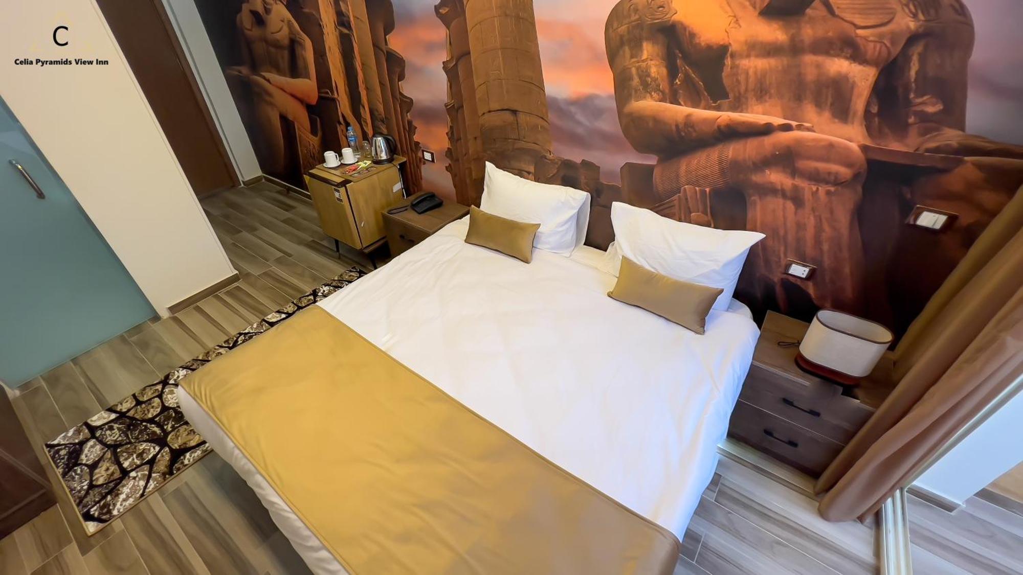 Celia Pyramids View Inn Nazlet el-Sîsi Eksteriør bilde