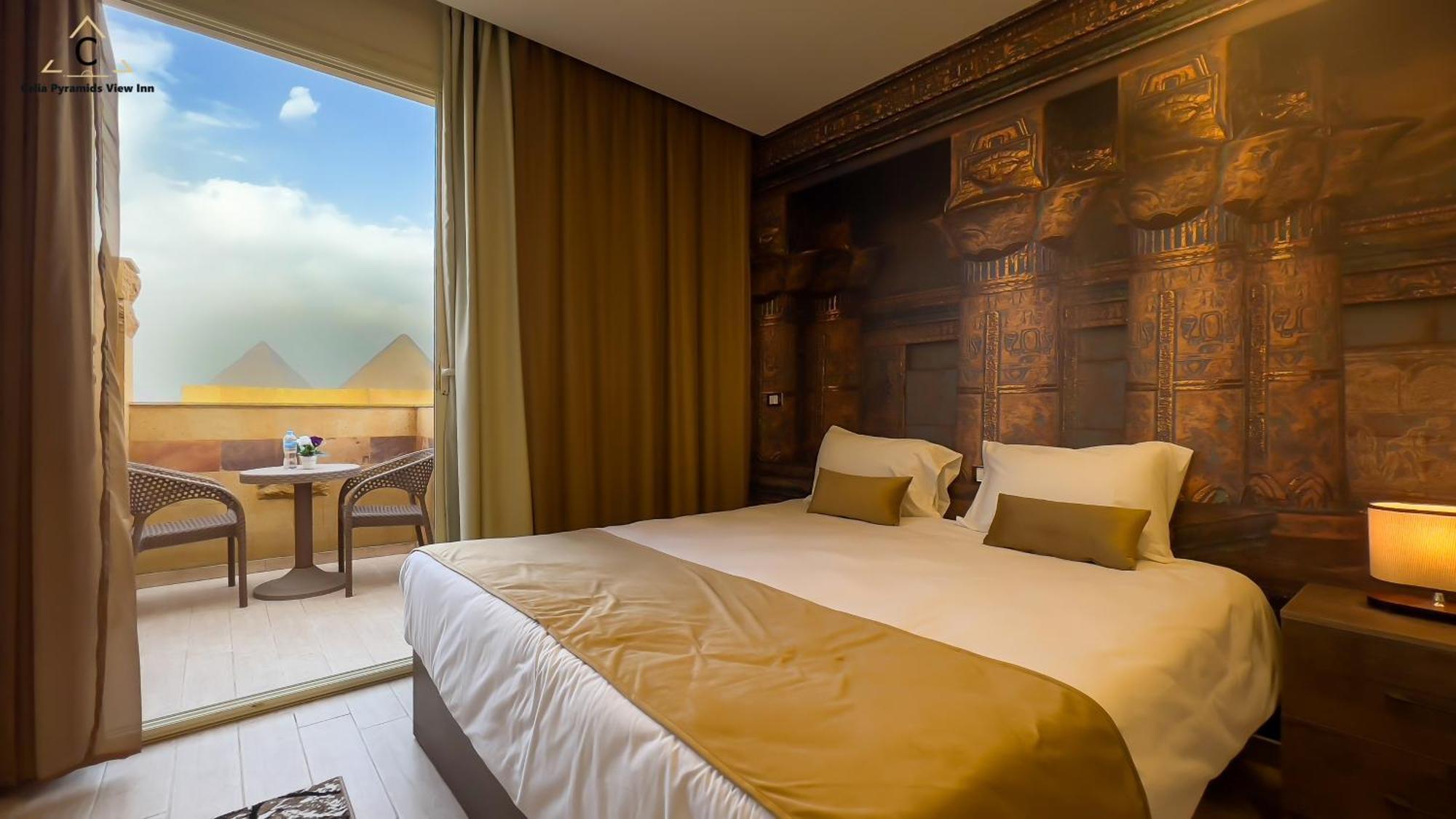 Celia Pyramids View Inn Nazlet el-Sîsi Eksteriør bilde