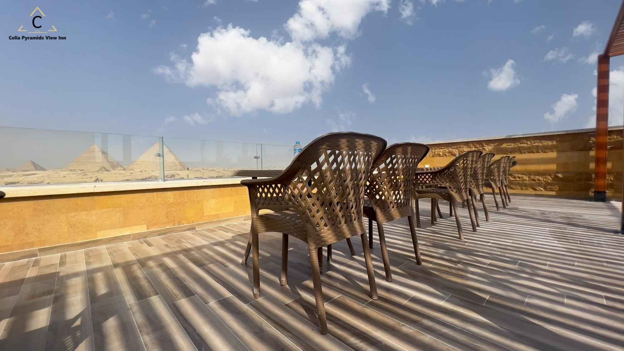 Celia Pyramids View Inn Nazlet el-Sîsi Eksteriør bilde