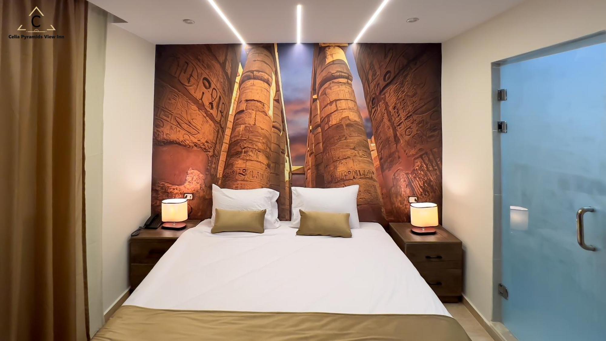 Celia Pyramids View Inn Nazlet el-Sîsi Eksteriør bilde