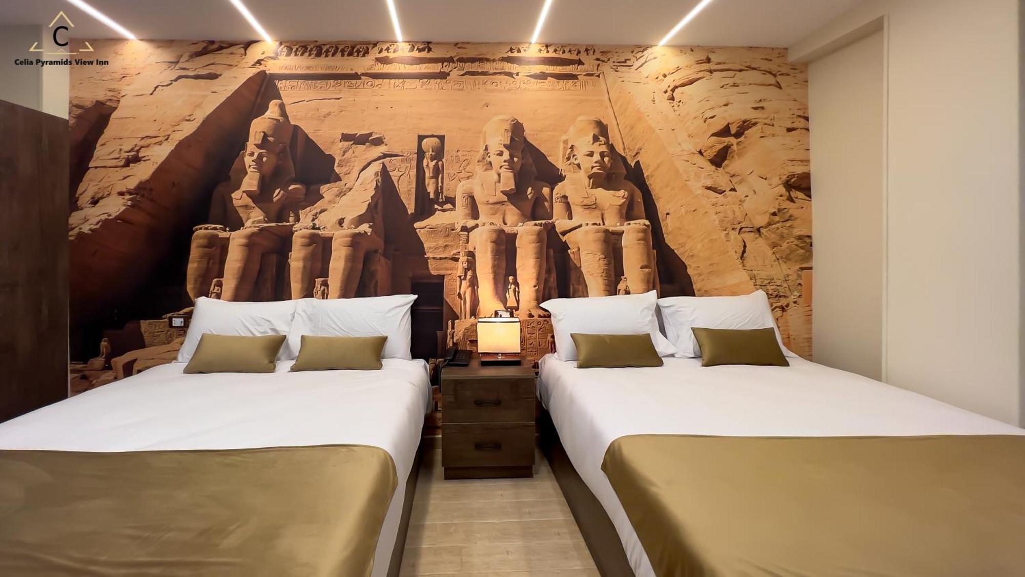 Celia Pyramids View Inn Nazlet el-Sîsi Eksteriør bilde