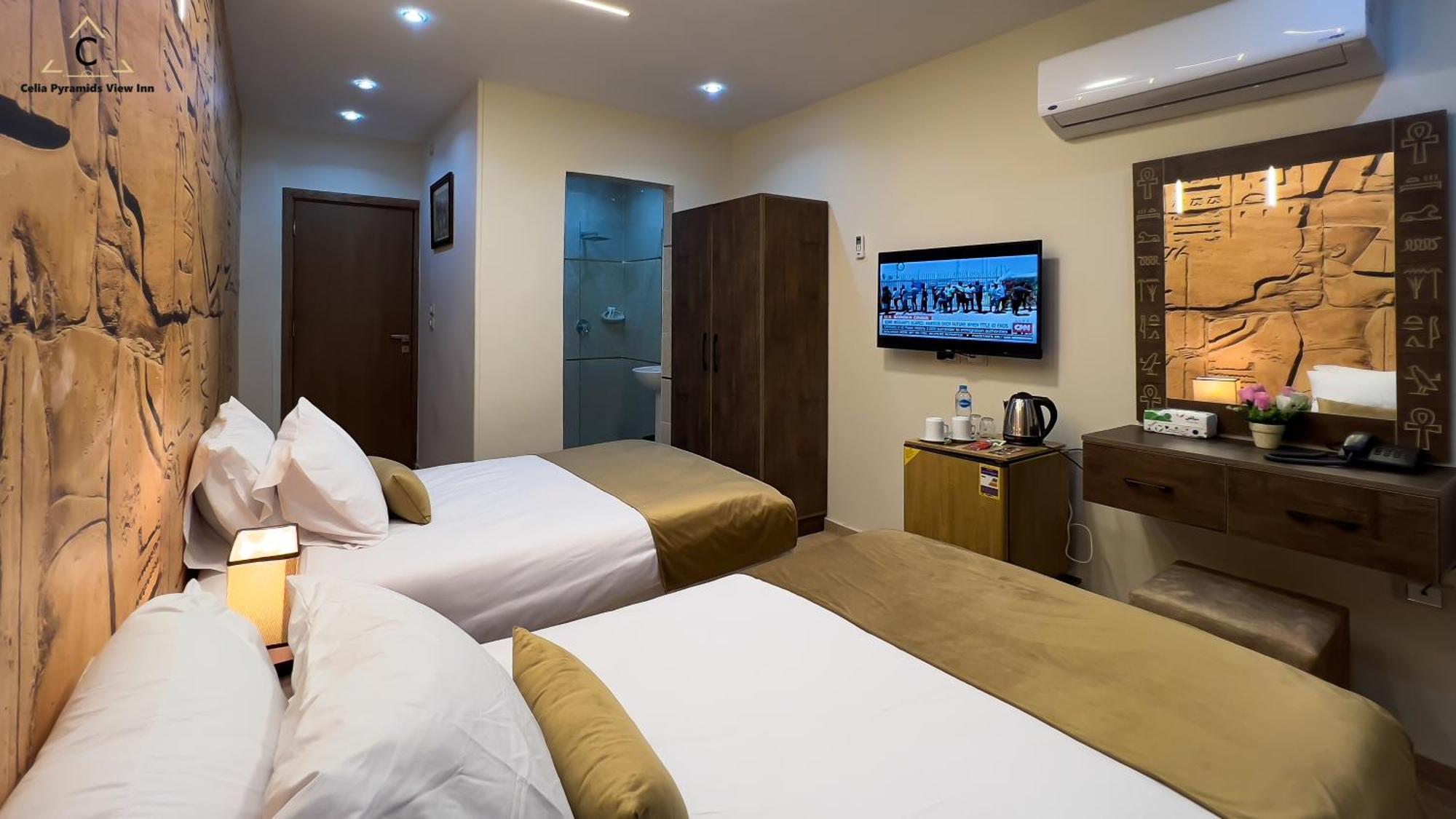 Celia Pyramids View Inn Nazlet el-Sîsi Eksteriør bilde