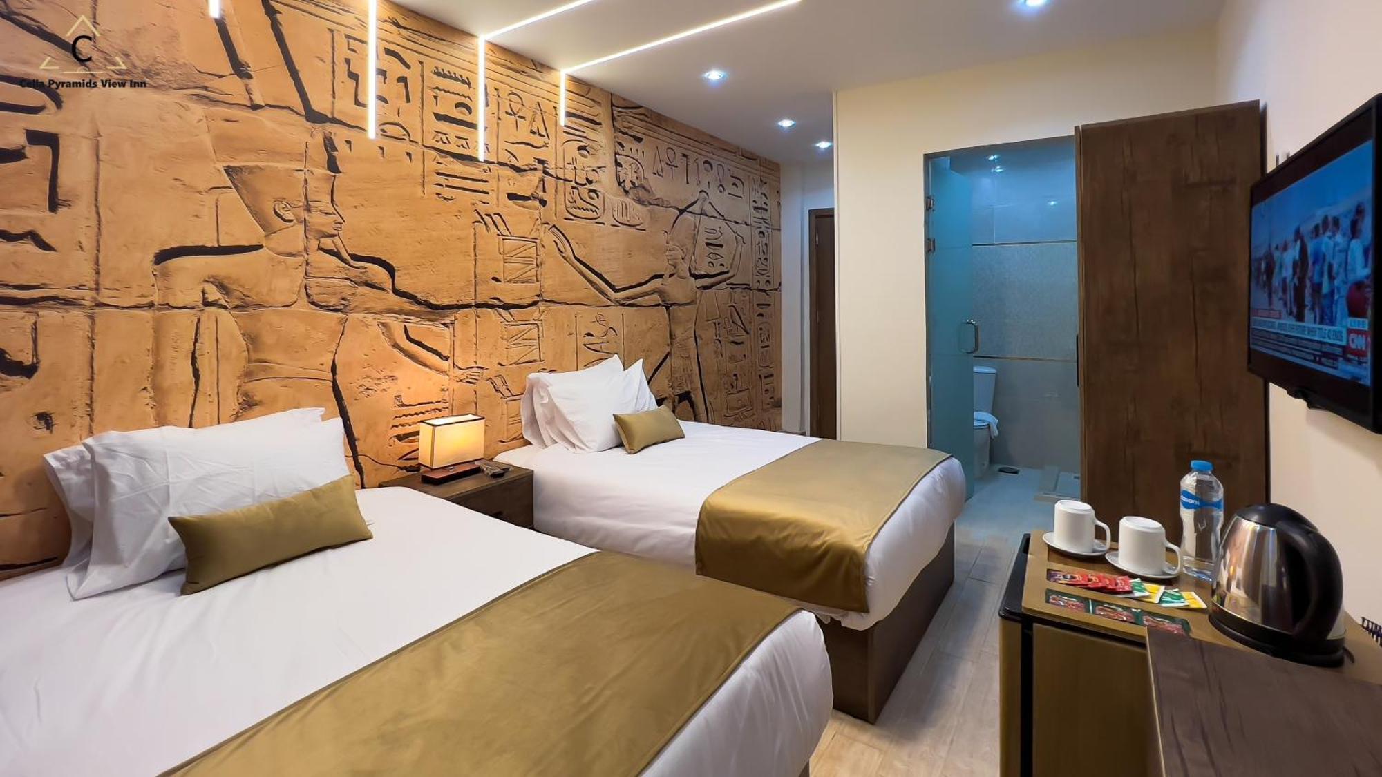 Celia Pyramids View Inn Nazlet el-Sîsi Eksteriør bilde