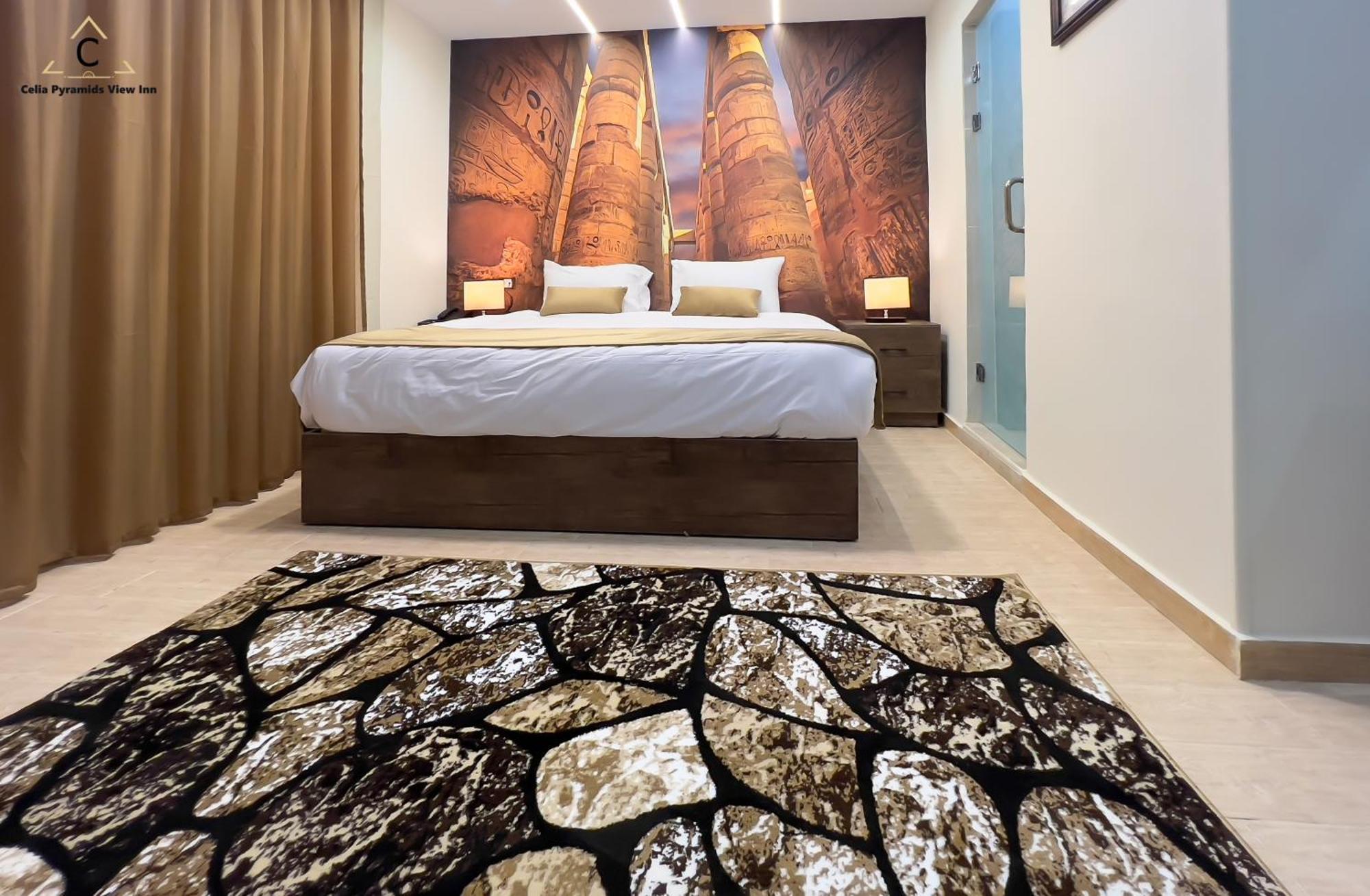 Celia Pyramids View Inn Nazlet el-Sîsi Eksteriør bilde