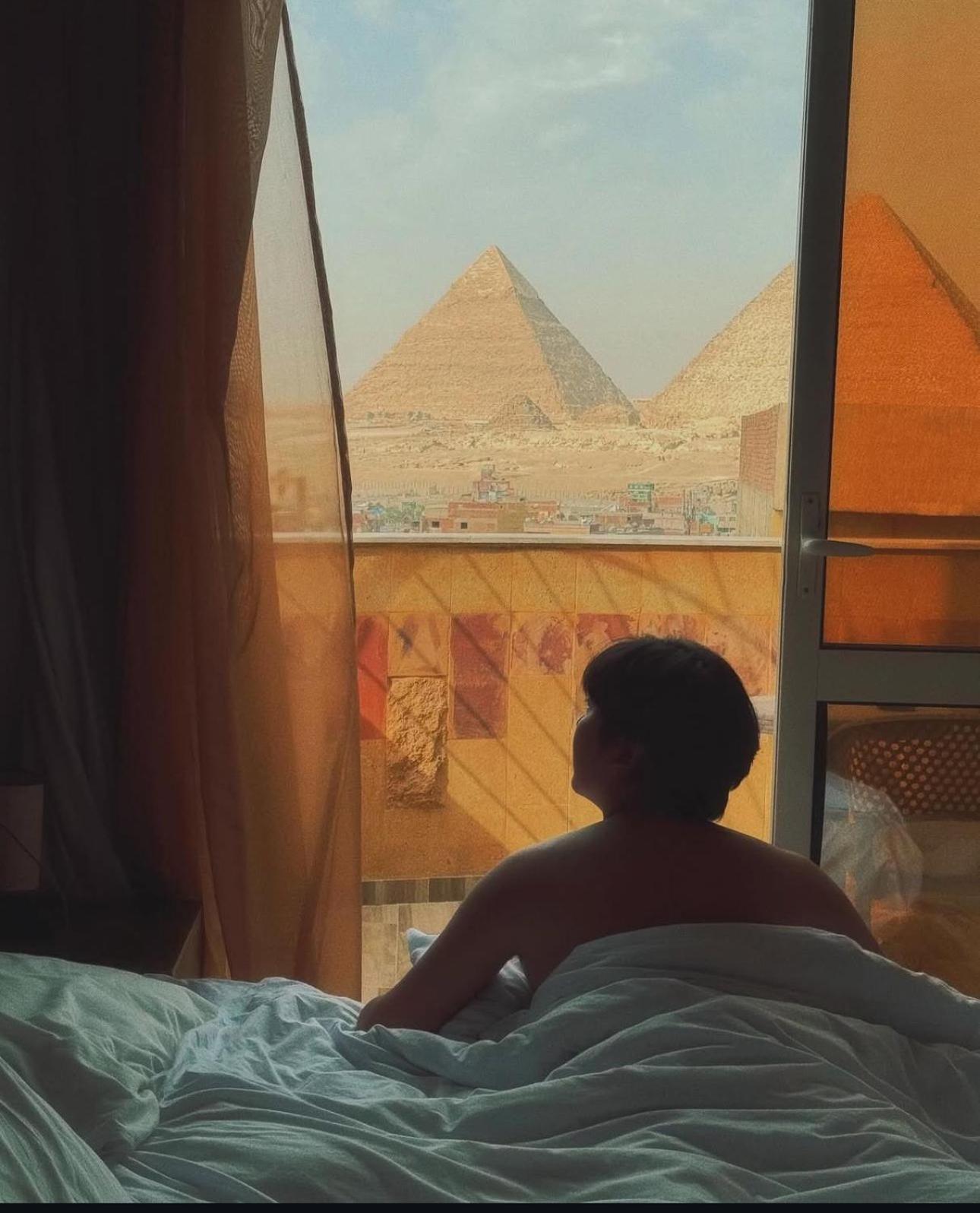 Celia Pyramids View Inn Nazlet el-Sîsi Eksteriør bilde